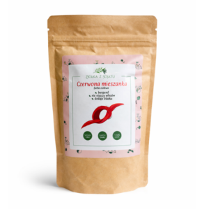 Czerwona Mieszanka farba ziołowa z henną nadająca włosom czerwone/wiśniowe tony- różne pojemności