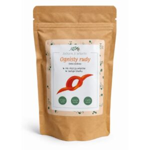 Ognisty Rudy farba ziołowa henna z cassią 100g Ziółka z Sojatu