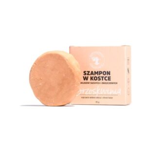 Manufaktura Bursztynnika delikatny szampon w kostce Brzoskwinia (włosy suche) 70g