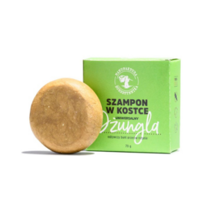 Manufaktura Bursztynnika delikatny, uniwersalny szampon w kostce Dżungla (matcha&wakame) 70g