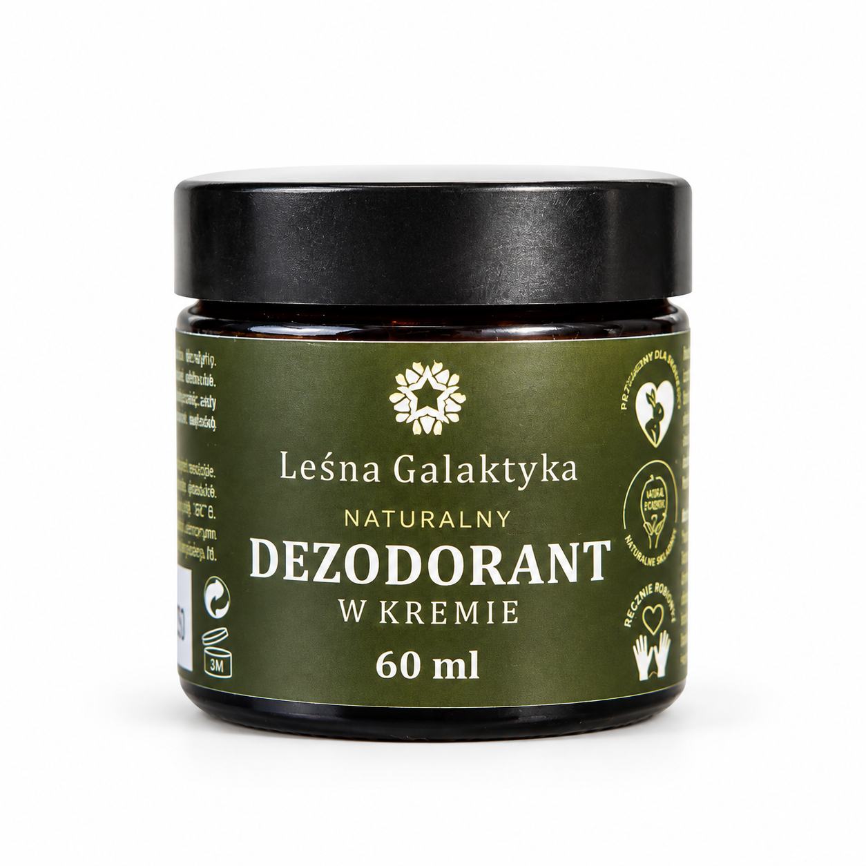 Dezodorant w kremie bez aluminium z olejem ze słodkich migdałów Leśna Galaktyka 60g
