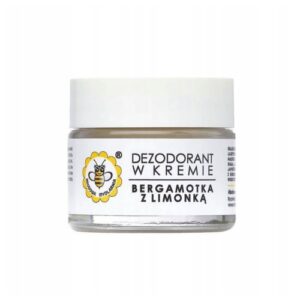 Miodowa Mydlarnia naturalny dezodorant w kremie Bergamotka z Limonką 55g/20g