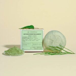 Calendula MSC delikatny szampon w kostce matcha & pokrzywa & skrzyp 80g