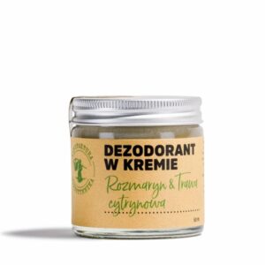 Manufaktura Bursztynnika naturalny dezodorant w kremie Rozmaryn & Trawa cytrynowa 60ml