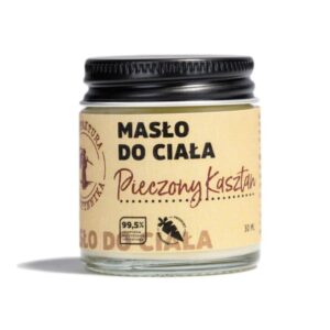 Manufaktura Bursztynnika masło do ciała Pieczony Kasztan 80g